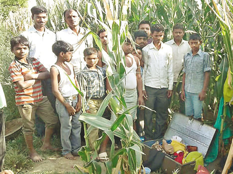 Thieves cut thousands of goods by cutting the wall
