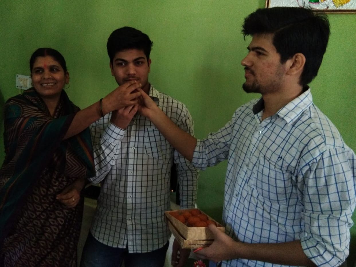 Aditya did the top in the state.