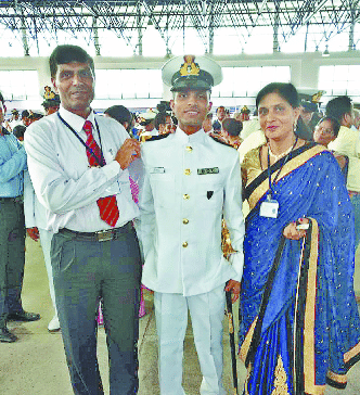 village karmana boy is now officer in navy