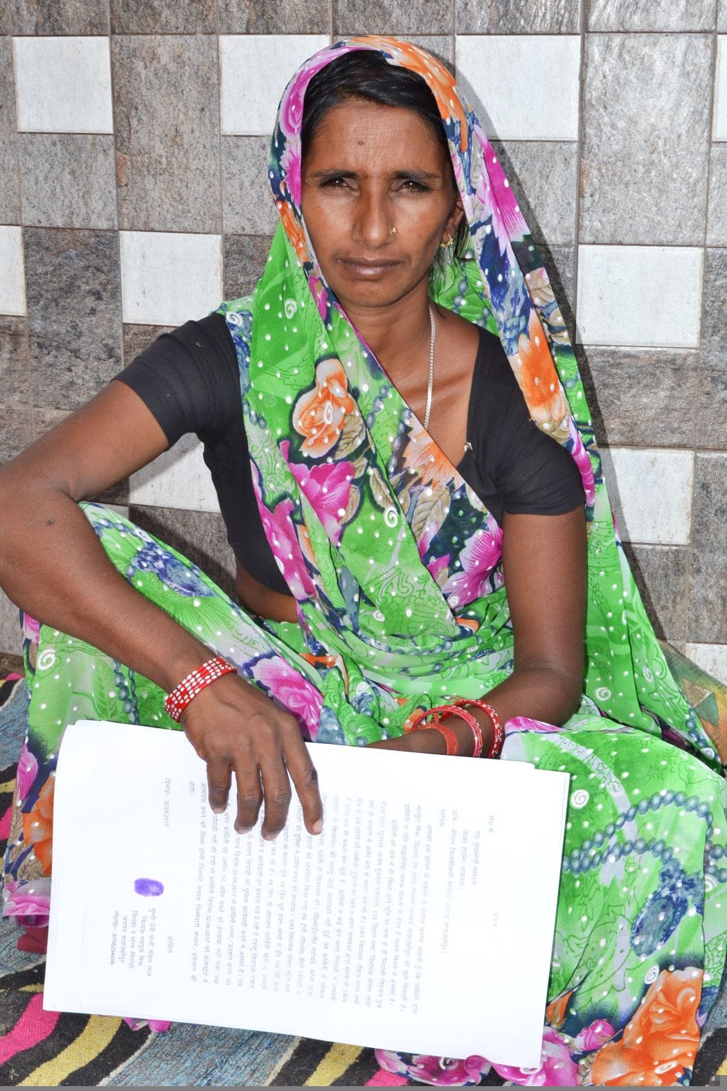 Illegal occupation of the farmer's helpless land