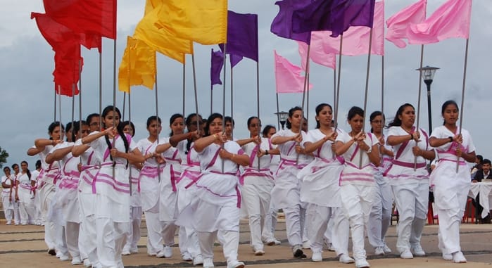 rastriya sevika samiti march in jaipur