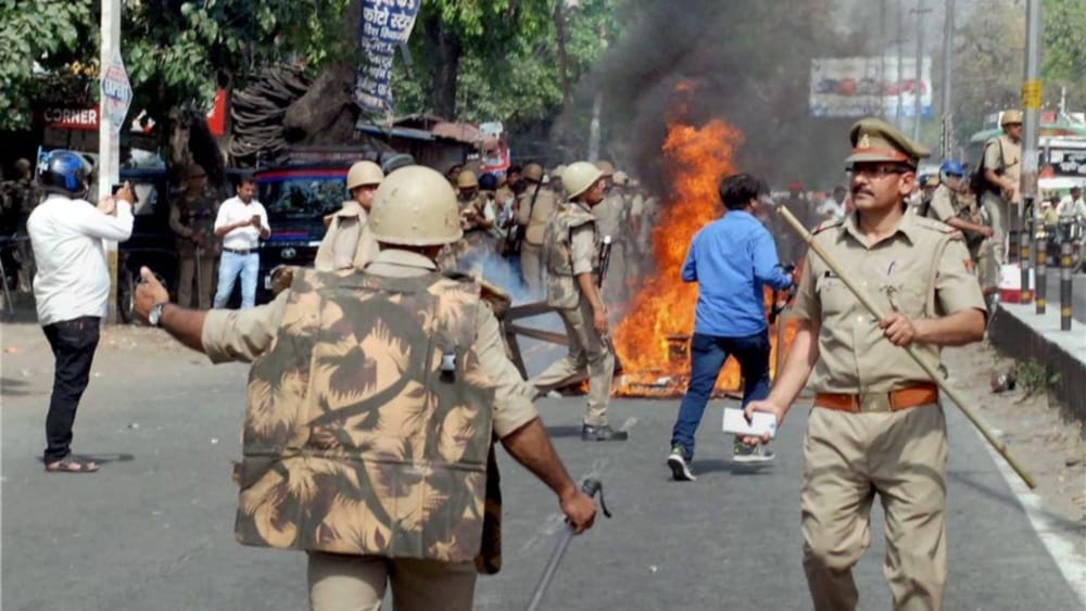 UP government sent report on saharanpur violence.