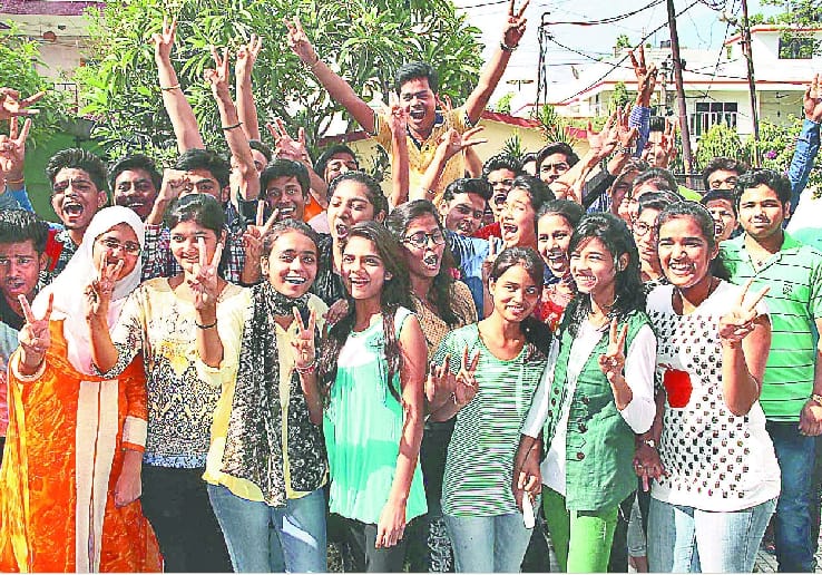 Shruti in 12th and AYUSH topper in 10th