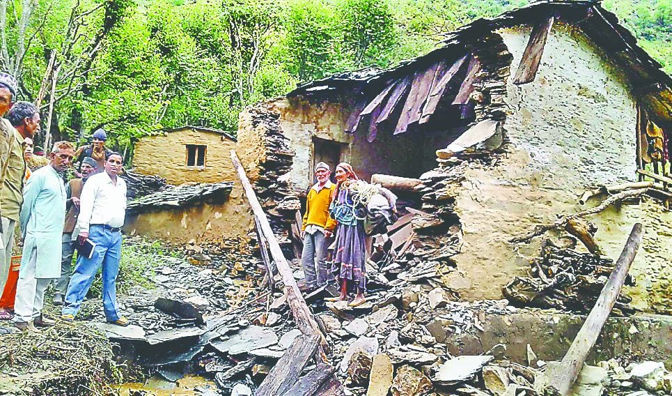 heavy rainfall and hailstorm in uttarkashi