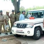 आश्रम पहुंचा पुलिस—प्रशासन का जाप्ता
