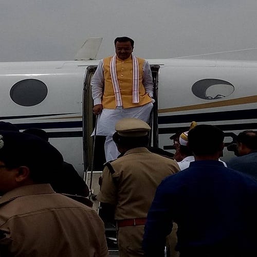Deputy Chief Minister Keshav Prasad Maurya arrived Meerut, reception on the runway