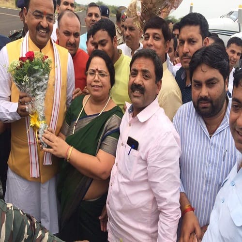 Deputy Chief Minister Keshav Prasad Maurya arrived Meerut, reception on the runway