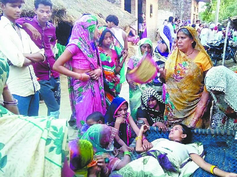  three died because of poisonous gas in raebareli.