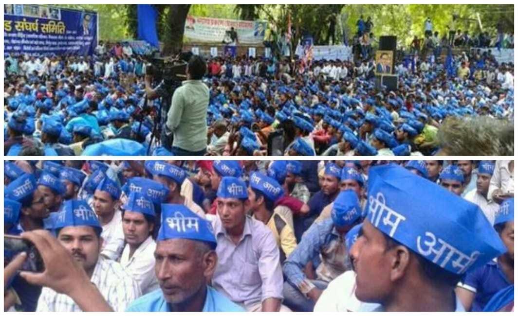 bheem army went delhi for chandrashekhar azad ravan release