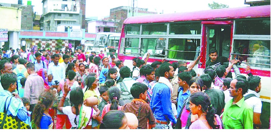 Bus passengers are facing trouble with passenger