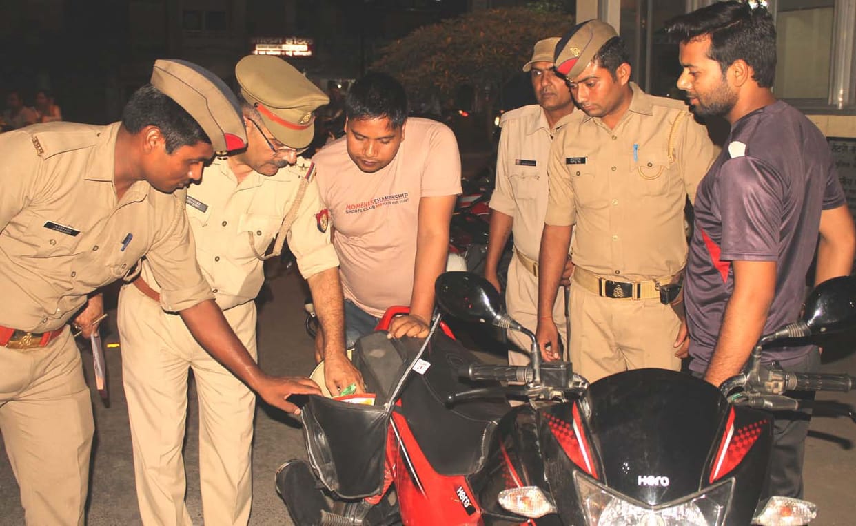 District police checked alerting campaign