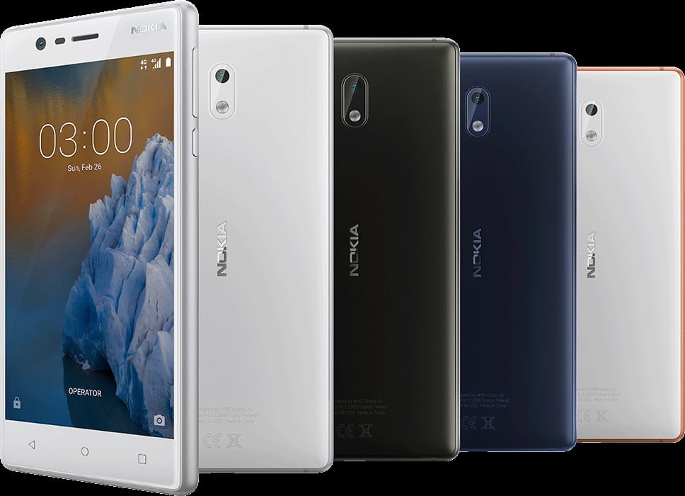 Nokia 3, 5 and Nokia 6 Likely to Launch in India on 13th jun 2017