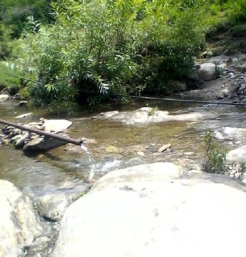  water crisis in Rano and bedhuli due to flowing pipelines