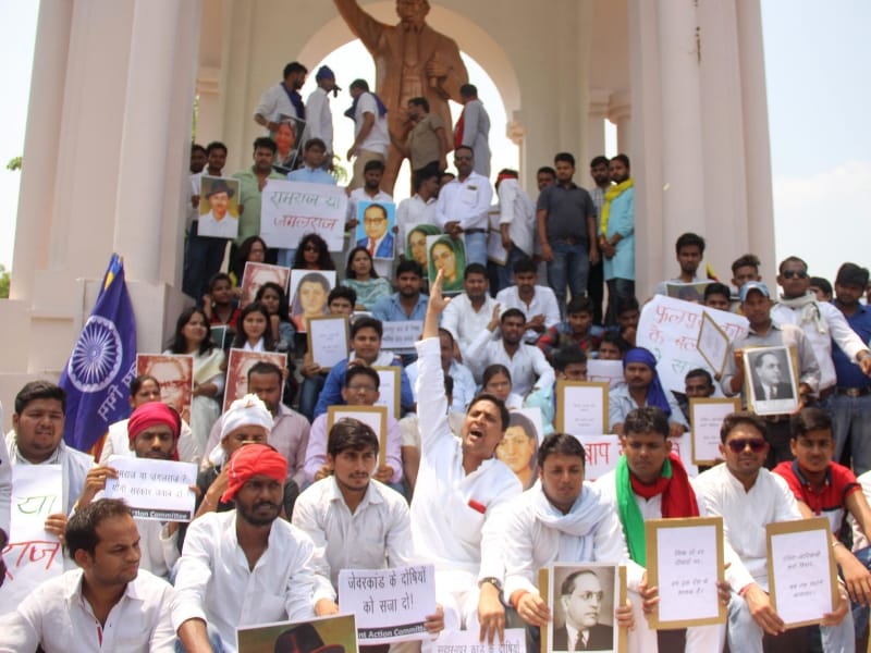  protest against UP govt for violence in Uttar Pradesh.