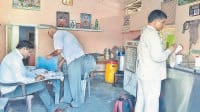 jind, raid, shops, milk items, ghee, sample, harayana