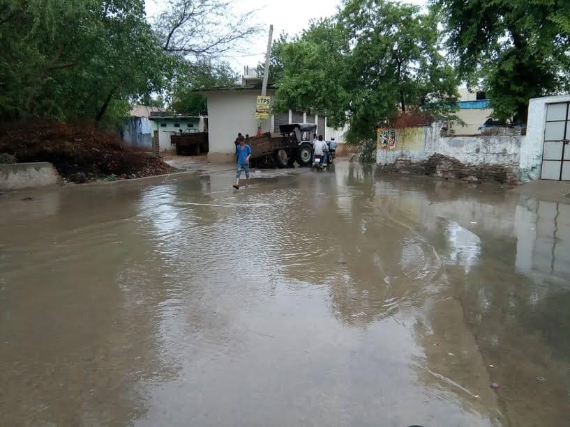 Sudden weather change in rajasthan