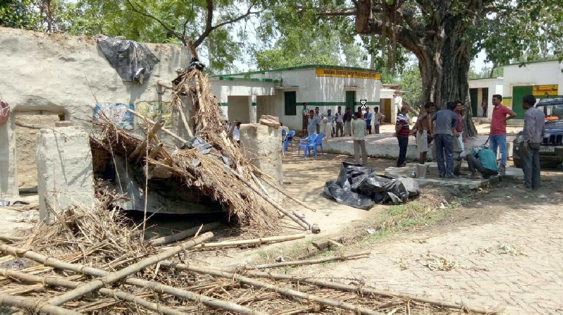 SDM removed illegal construction from school land