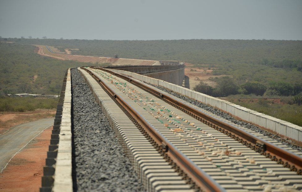 Photos: Have you seen this railroad of China in Africa?