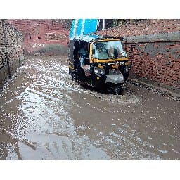 bhiwani, rain, news, watre, store, city, farmer, happy, 
