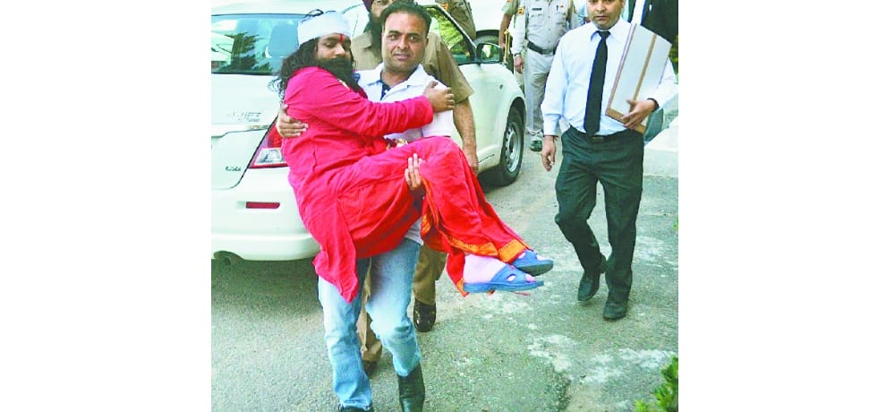 Baba Amar Dev interrogated by Crime Investigation Department