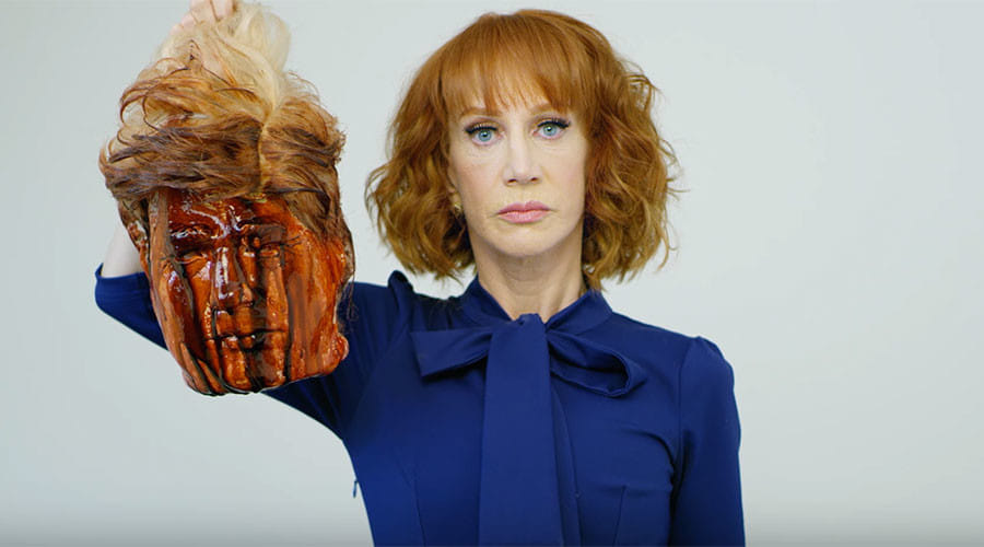 Comedy artist Kathy Griffin lost her job after photoshoot with President Trump Ripper head
