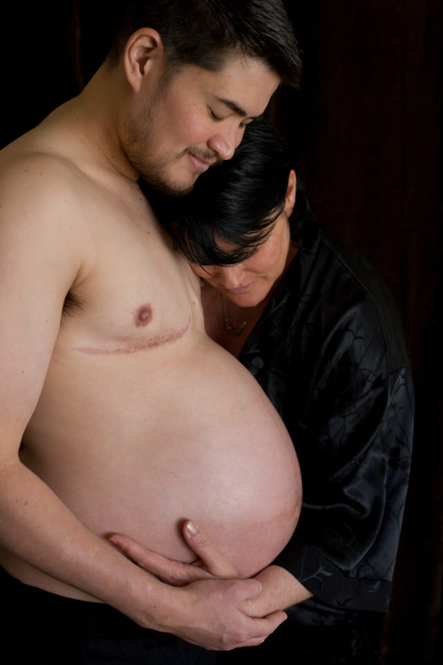 the first ever pregnant man is father of 3 gave birth on the NHS