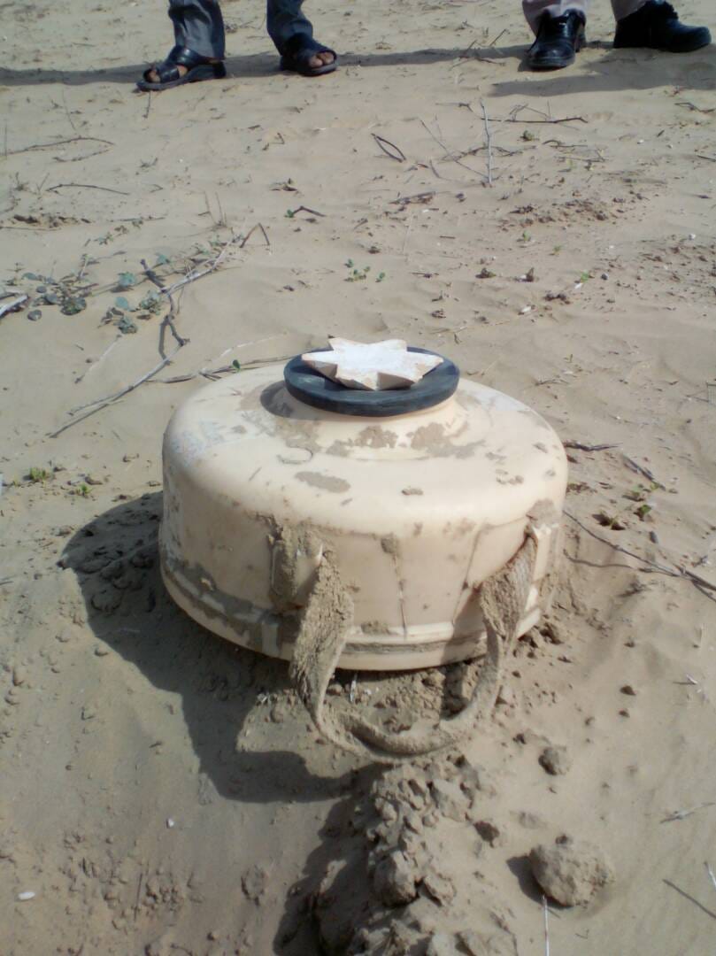 Anti-Mine Bombs found in sri ganganagar, Army Diffus Deployed the bomb 