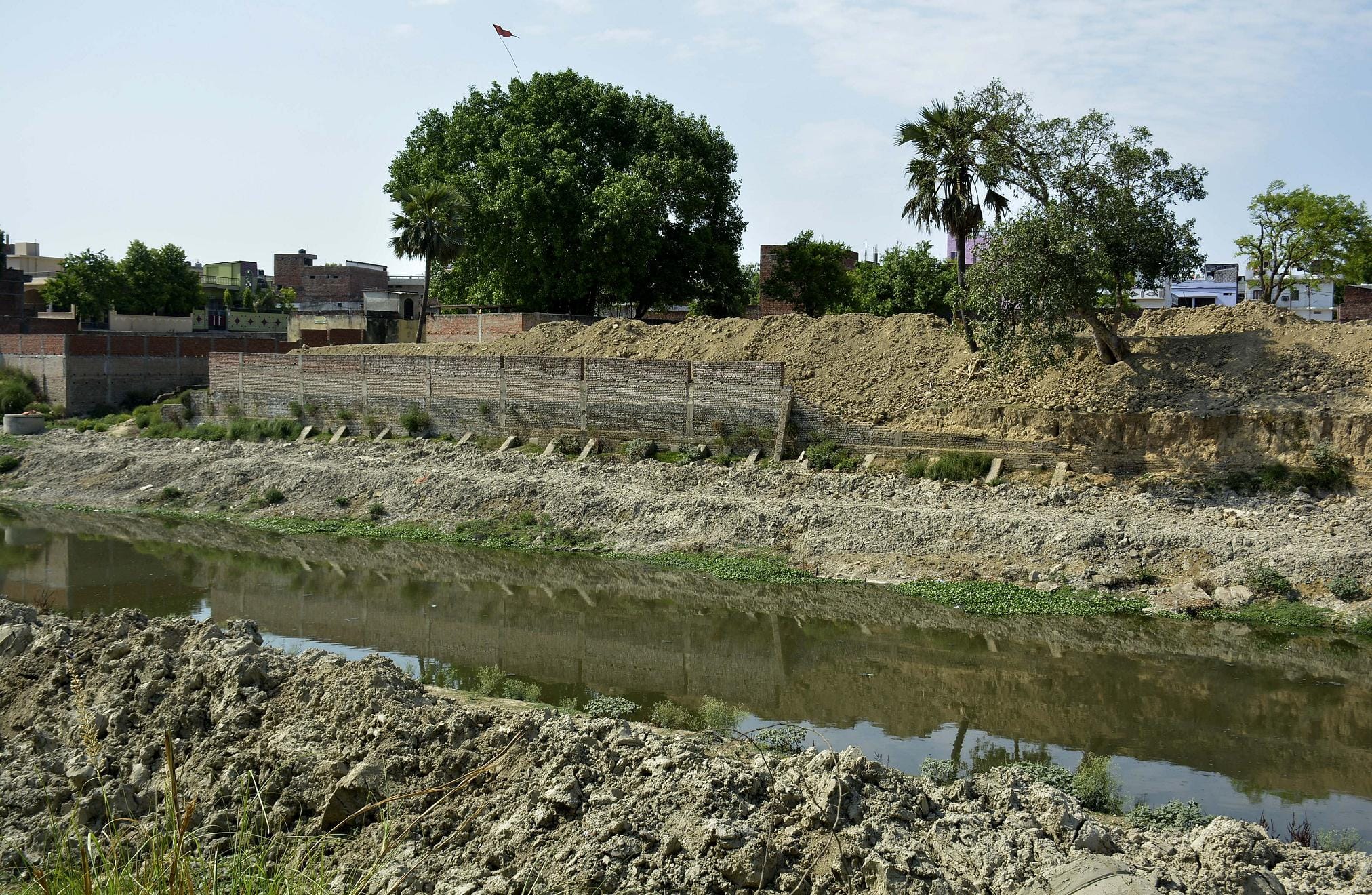Varuna encroachment  was captured and sleeping responsible officer