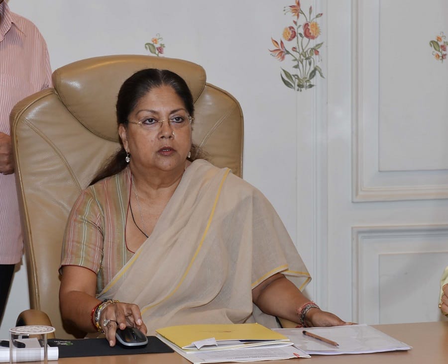 vasundhara raje launches first real estate authority website 