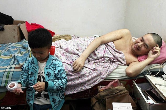 paralyzed husband is offering his wife