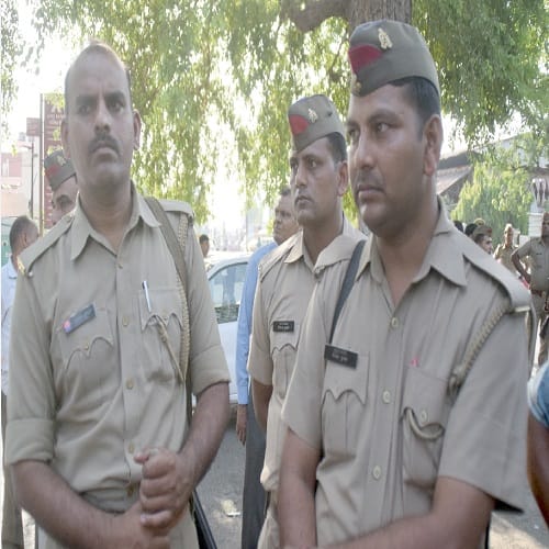 ...when the 50-feet tall tree dropped on the SP City car, four policemen who were sitting in the car