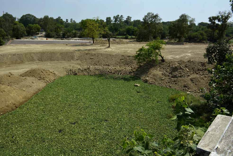 Varuna encroachment  was captured and sleeping responsible officer