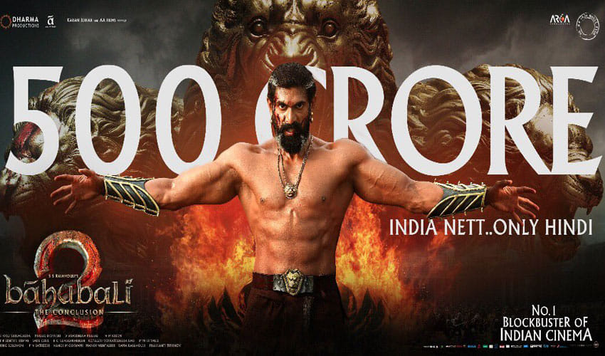 'Baahubali 2' Collects 500 Crore In Hindi, Beats Aamir Khan 'Dangal' In This
