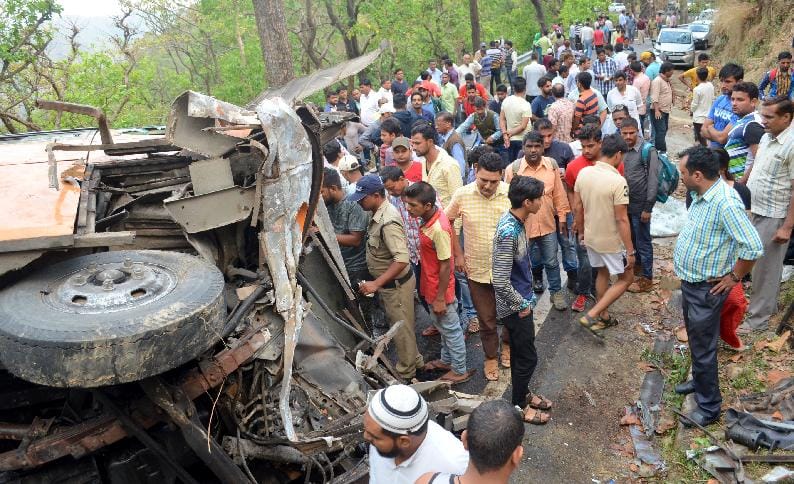 Buses filled with tourists