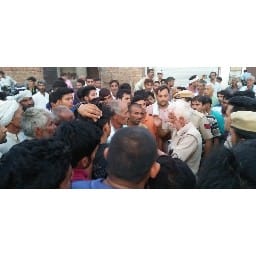charkhi dadri,hindi news,gun,bullet,crime, police,villager, protest