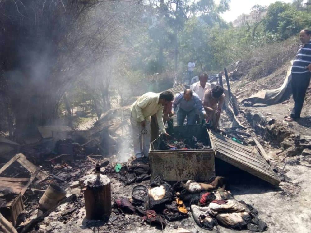 cylinder blast before marriage in new tehri