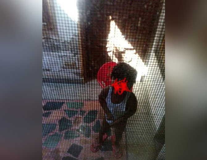 yamunanagar father locked his 5 year old girl due to molestation