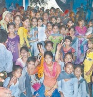 rewari rajgarh school upgrade news, girl student get govt letter
