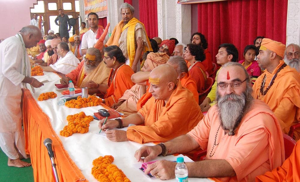 ayodhya ram mandir nirman date announced by sain in haridwar