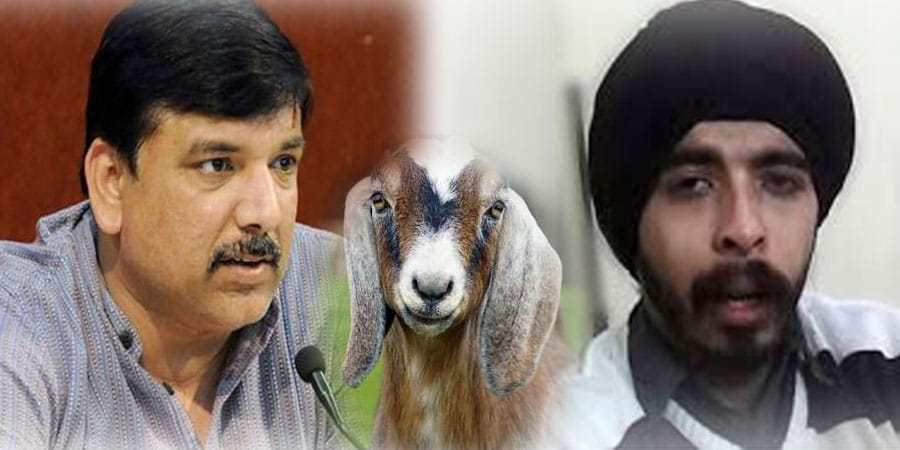 aam aadmi party leader sanjay singh and bjp leader tajinder pal singh bagga twitter war