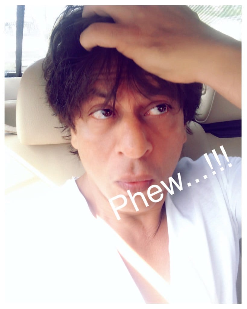Shah Rukh Khan survived a plane crash, accident on the set and a new name for his film tweet
