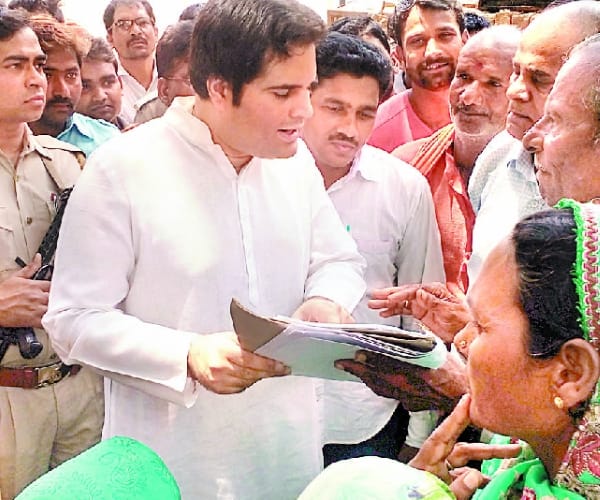 varun gandhi says politics should not be on religions.