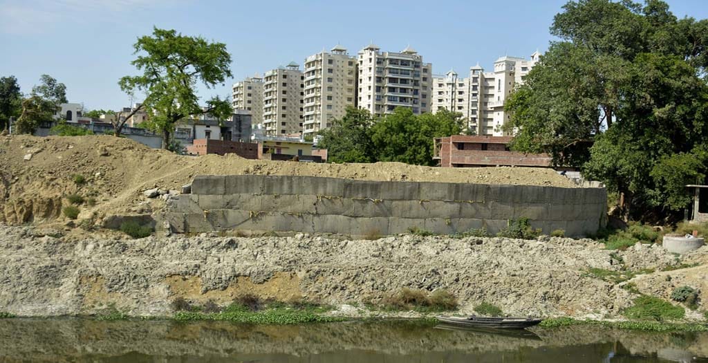 Varuna encroachment  was captured and sleeping responsible officer