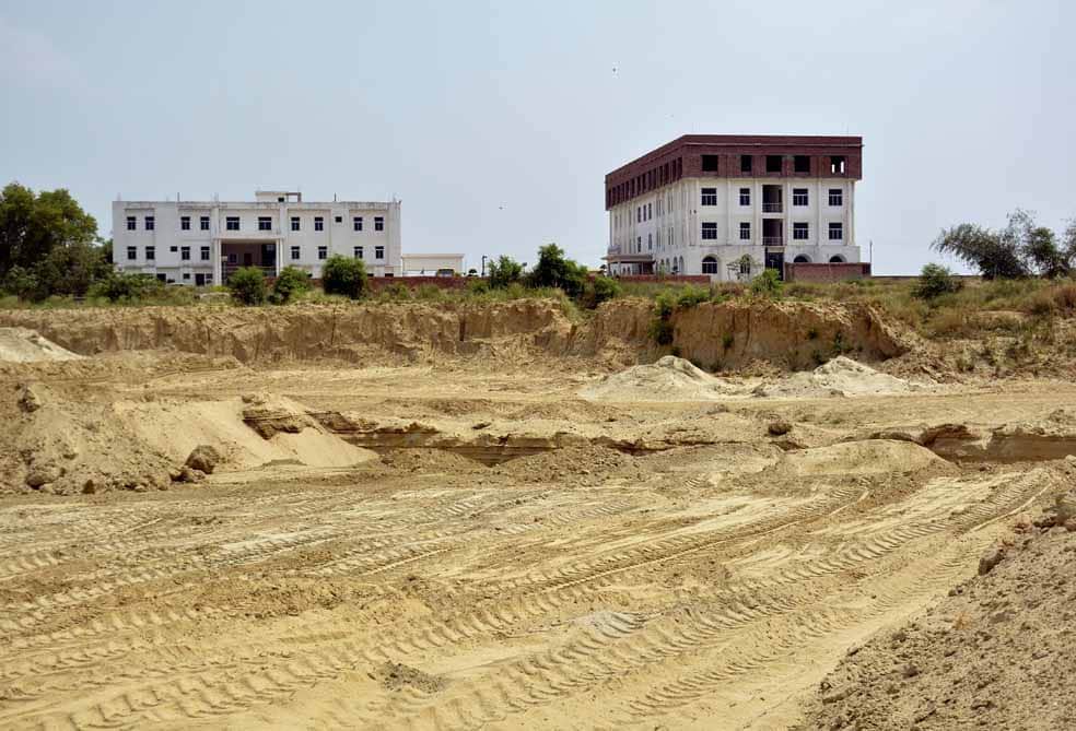 Varuna encroachment  was captured and sleeping responsible officer