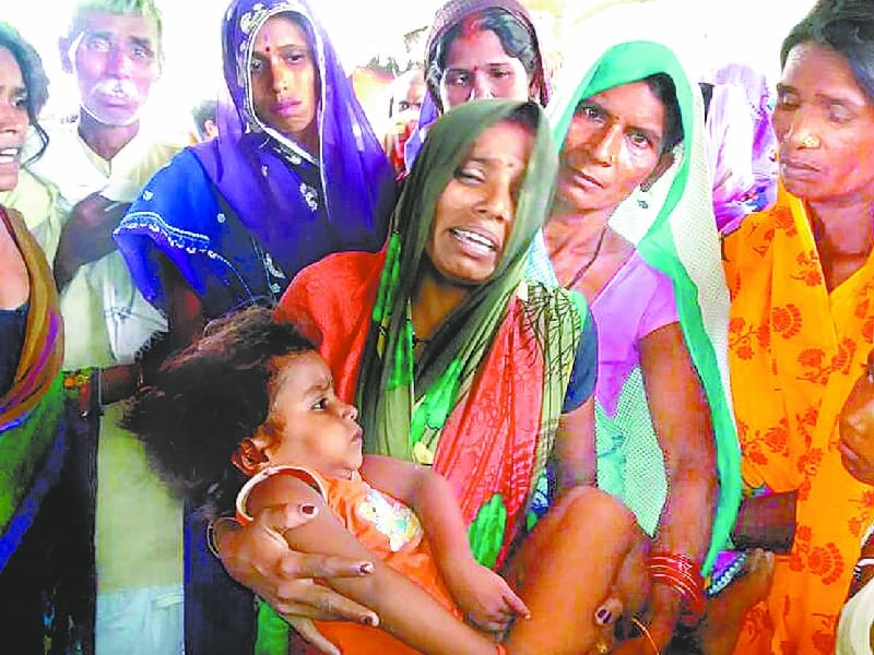 four died in an accident in bahraich.