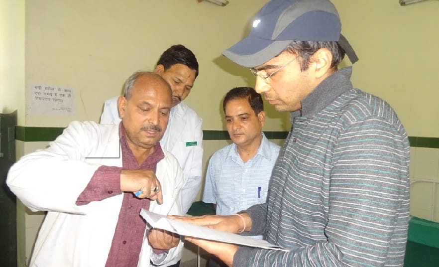  DM Bansal arrives in hospital