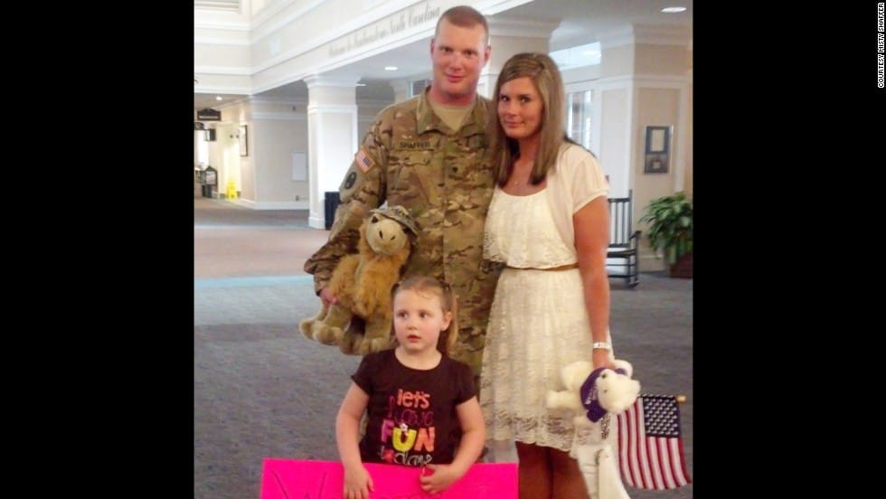 soldier did not recognize his wife after returning home 