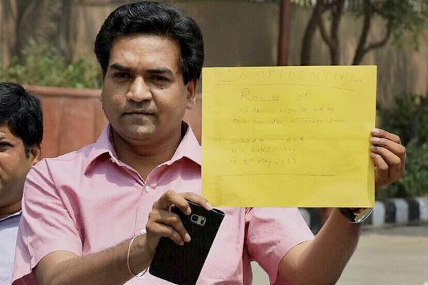 Kapil Mishra today launchs anti-Arvind Kejriwal government website