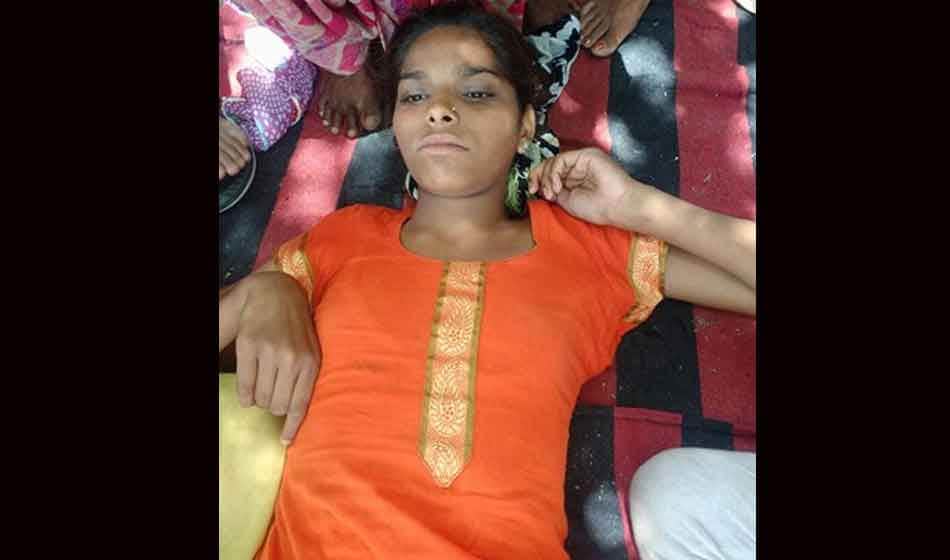 girls protesting for school upgradation in faridabad, three fall ill and hospitalised