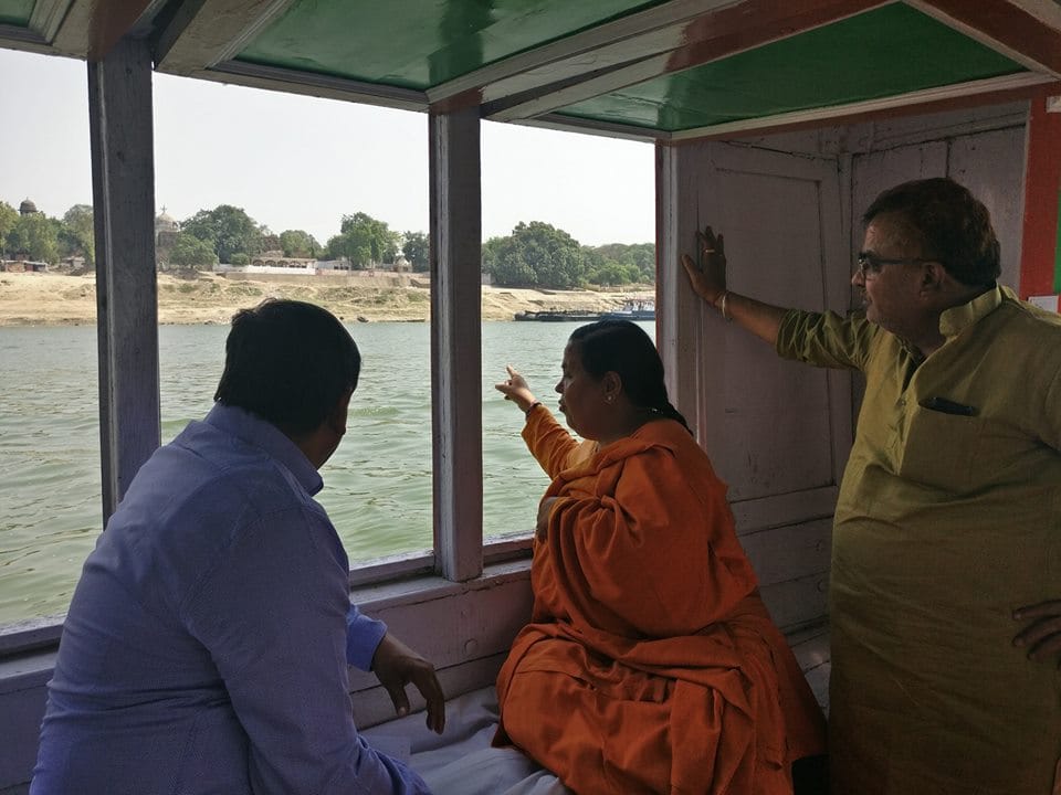 Uma Bharti in varanasi said Tortoise Sanctuary illegal, make River Front